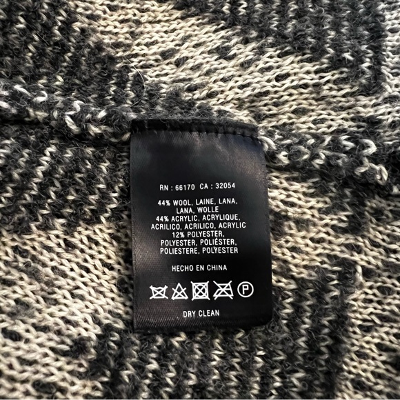 *SOLD* Anthropologie Angel of the North Equinox Gray Open Cardigan Sweater - Picture 8 of 13